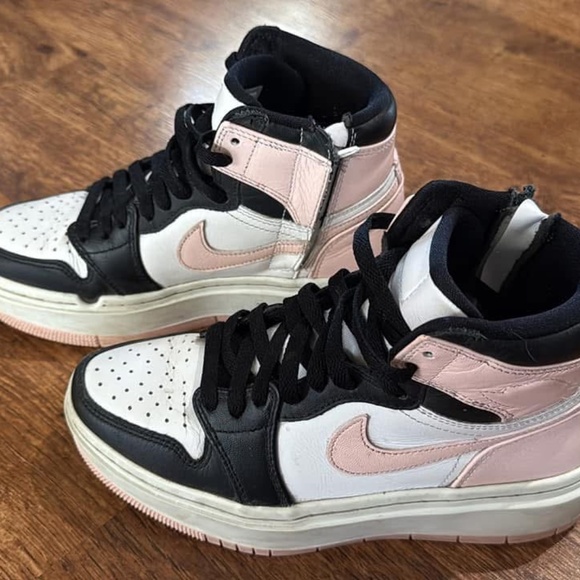 Nike Air Jordan Mid - Blush - Black -White - Picture 1 of 1